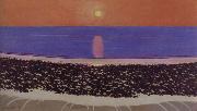 Sunset,Villerville